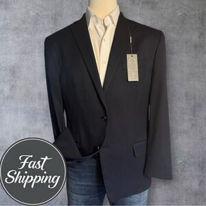 $295 Michael Kors Navy Blue Sport Coat Classic Elegance NWT